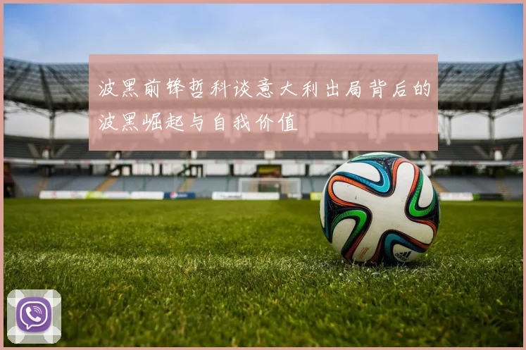 波黑前锋哲科谈意大利出局背后的波黑崛起与自我价值
